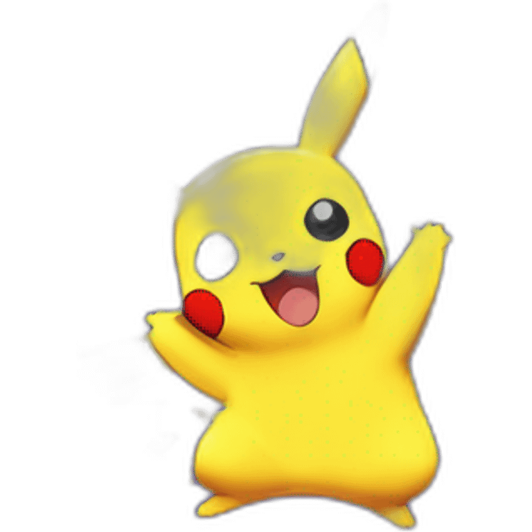 Pikachu qui boit emoji