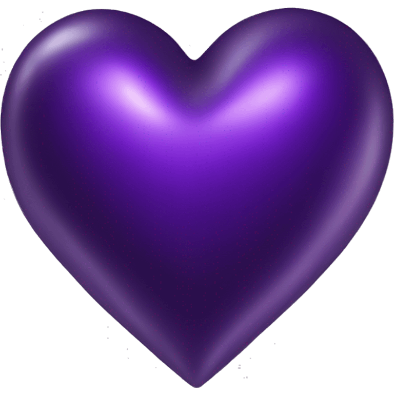 Dark metallic Purple Heart  emoji