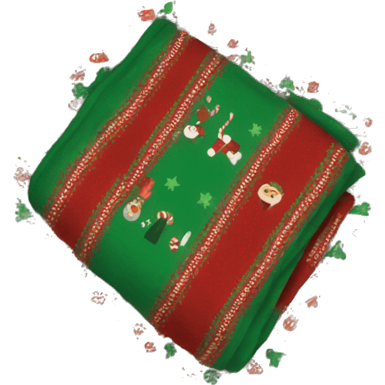 Christmas blanket  emoji