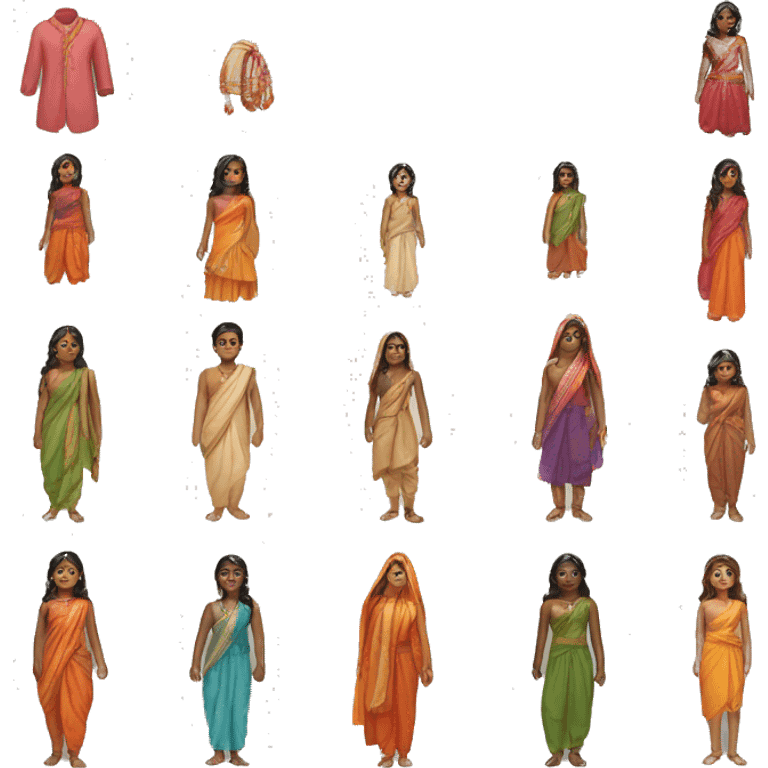 Indian Clothes  emoji