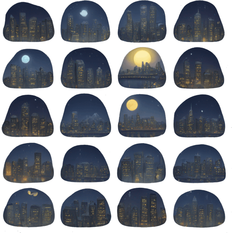 Night city emoji