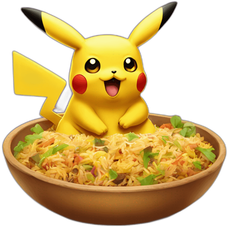 psychedelic-pikachu-eating-biriyani emoji