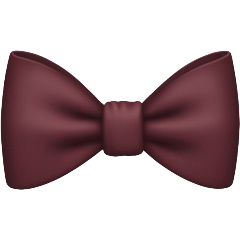 Maroon bow emoji