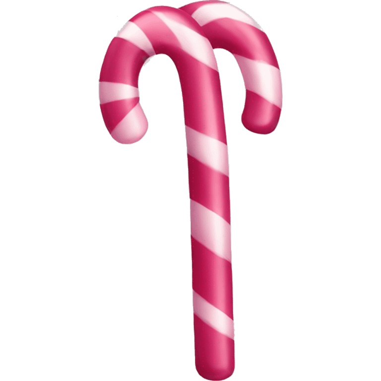 pink candy cane emoji