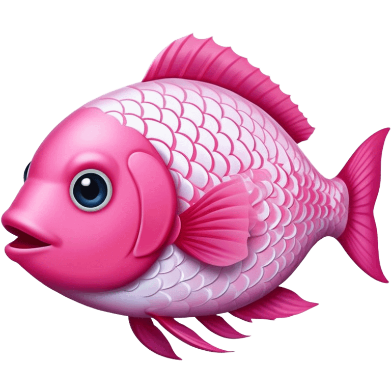 white pink-fish emoji