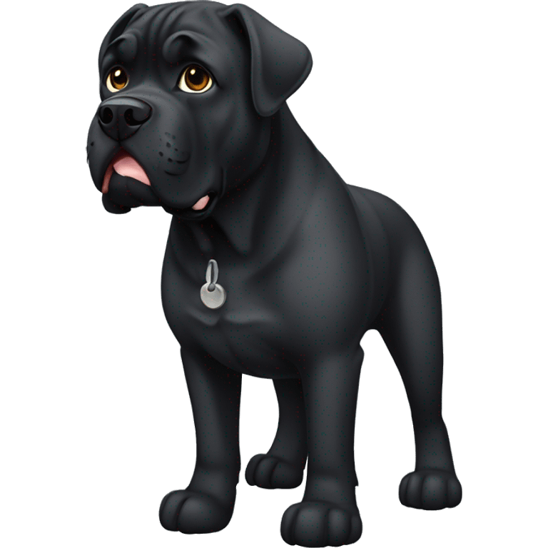 Black Cane Corso emoji