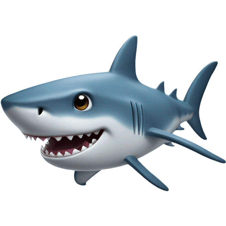 shark greeting people  emoji