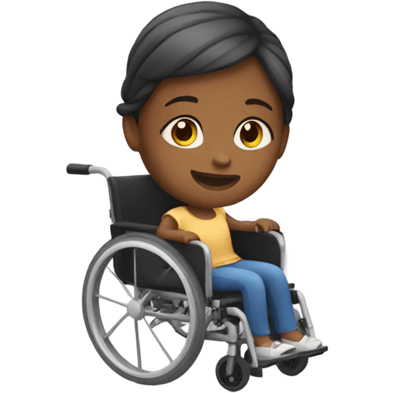 Girl in a wheelchair  emoji