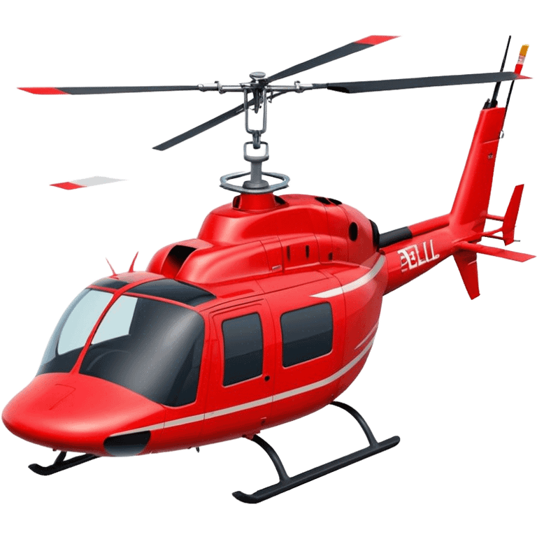 Bell 206 - Bell Helicopter (Model Year: 2021) (Iconic colour: Red) emoji