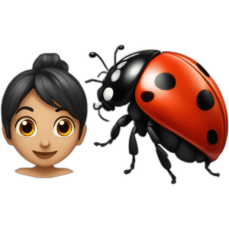 Ladybug and Chat Nour emoji