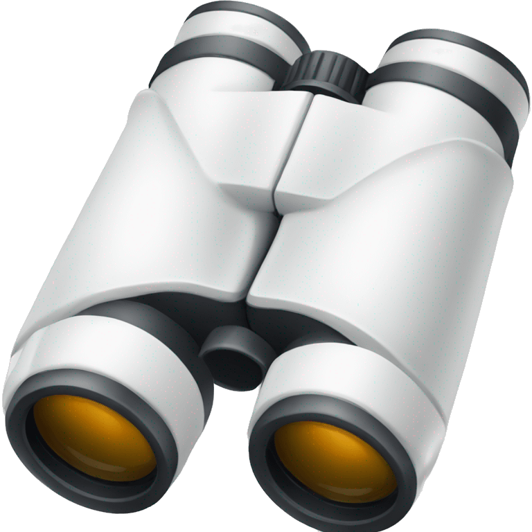 white binoculars emoji