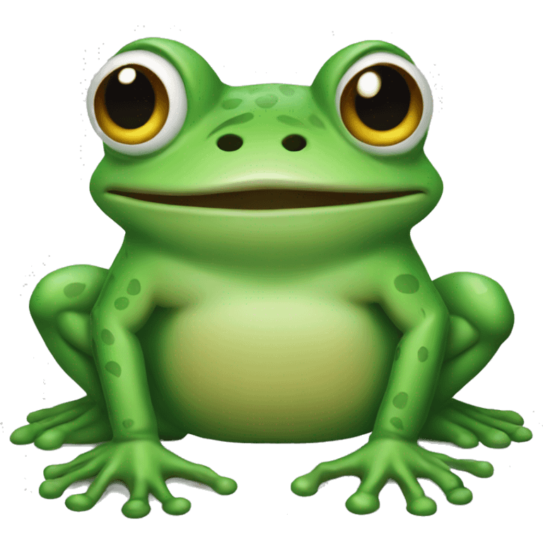  Mean frog  emoji