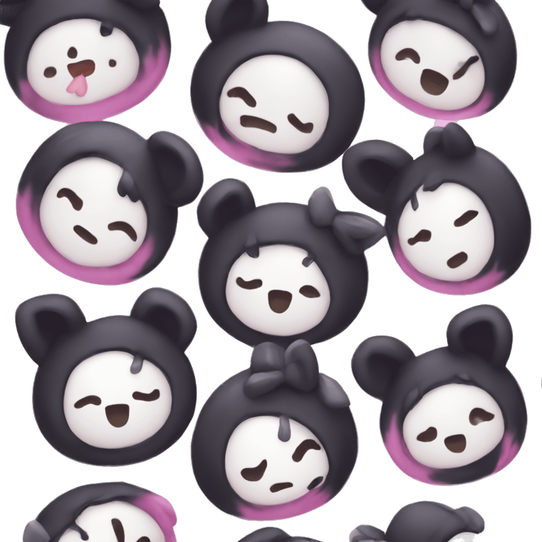 Kuromi heart emoji