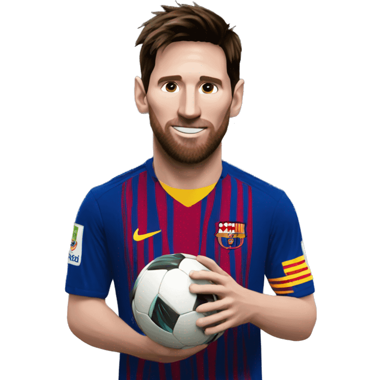 Messi tomando mate emoji