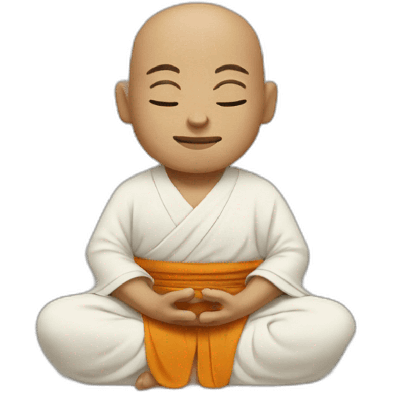 zen monk emoji