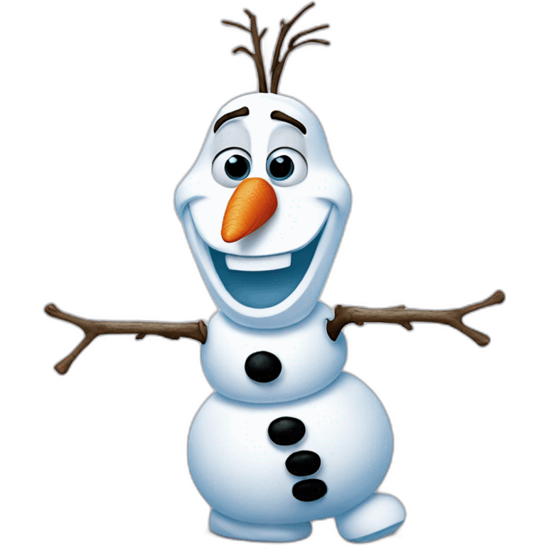 olaf from frozen emoji