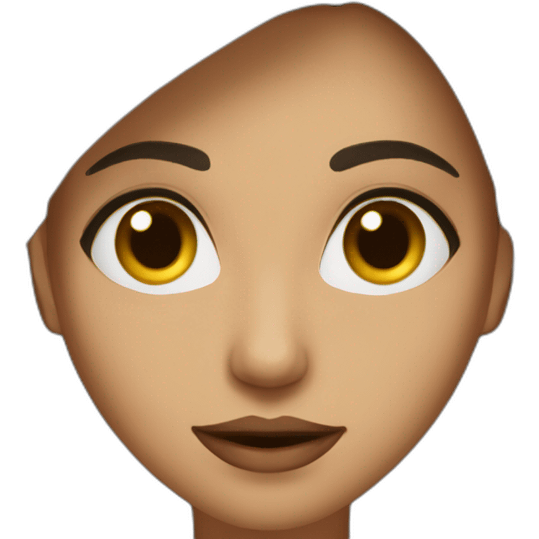 femme brune yeux noir en amande 38ans emoji