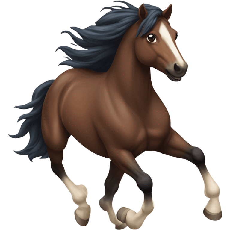 Wild horse emoji