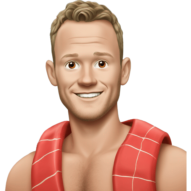 Jonathan Toews as beach bum emoji