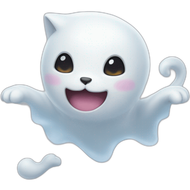 ghost-floating-in-the-air-kitty emoji