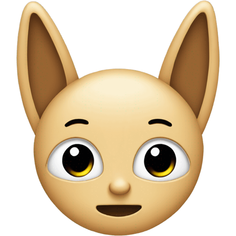 Paper with ears emoji