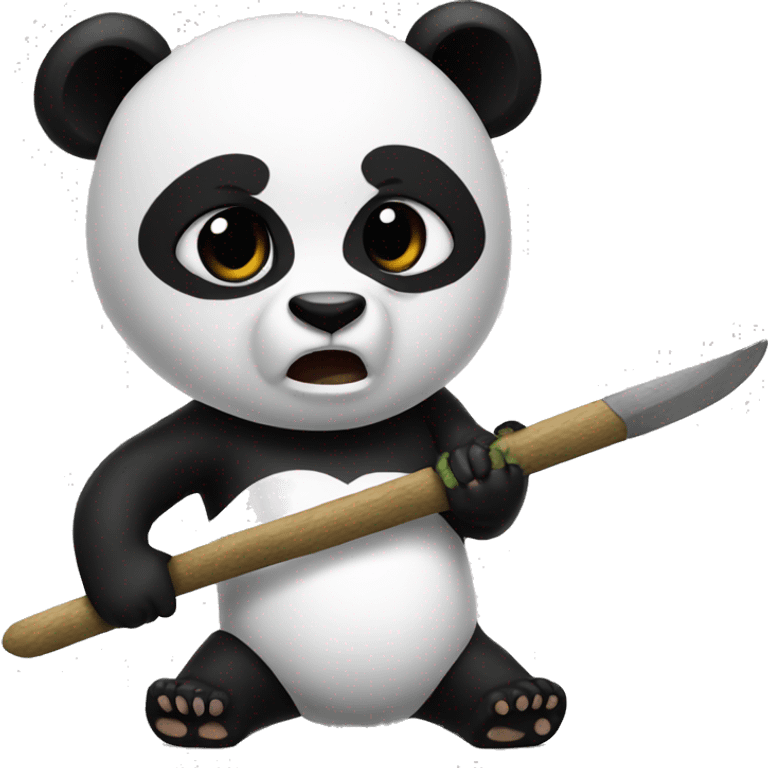 Killer panda  emoji