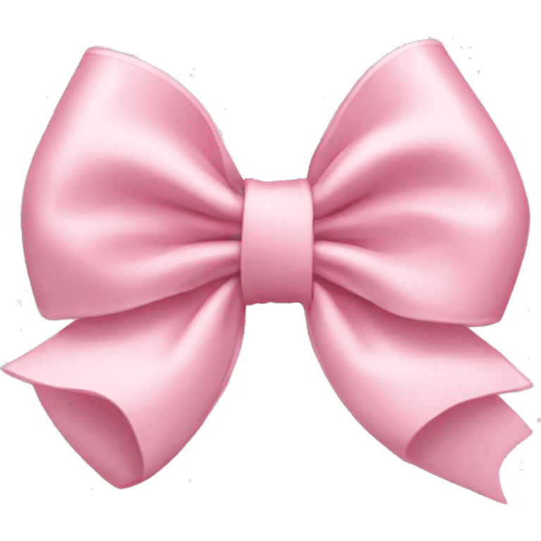 Light pink bows emoji