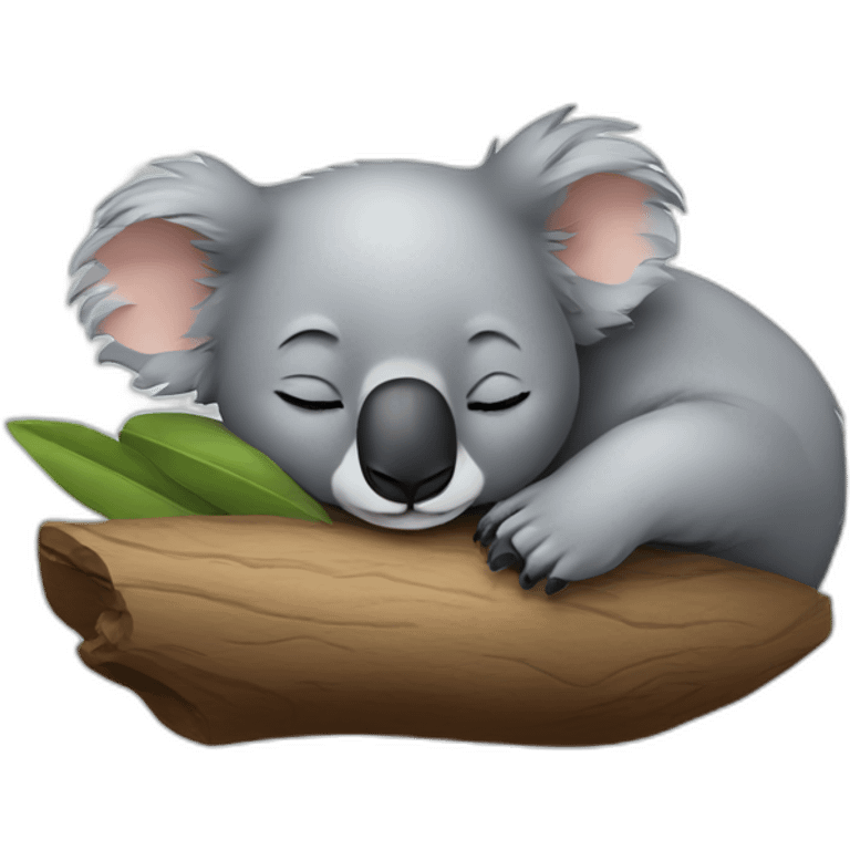 Koala is sleeping emoji