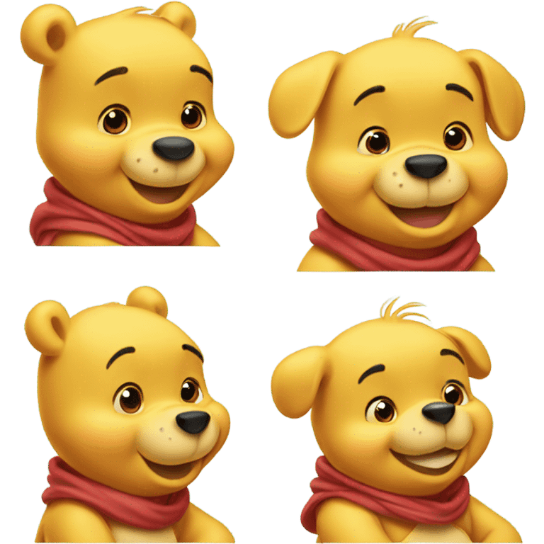 Cute Winnie the Pooh  emoji