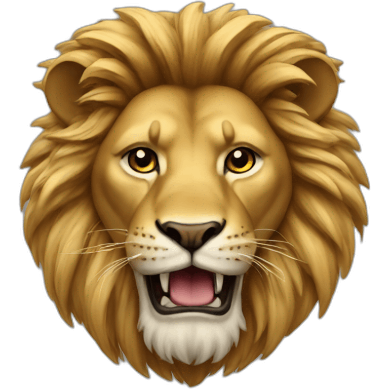 rich lion emoji