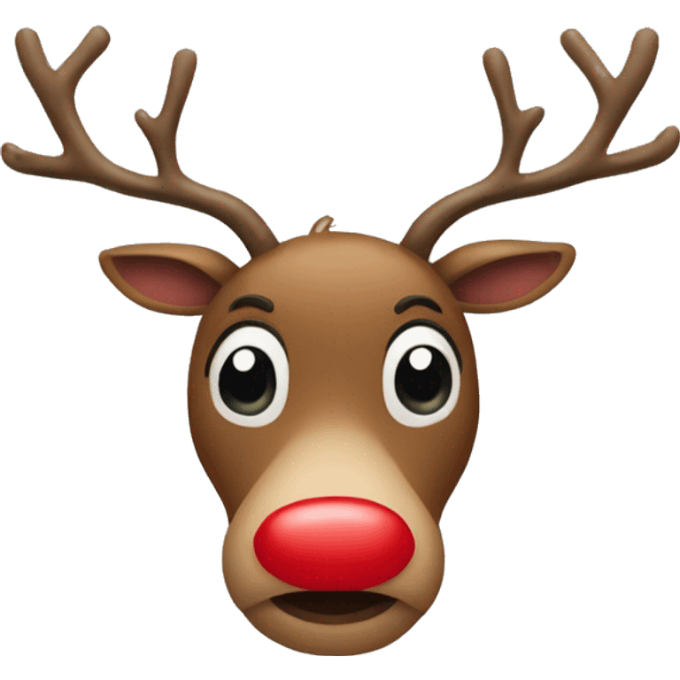 Red Nosed Reindeer emoji