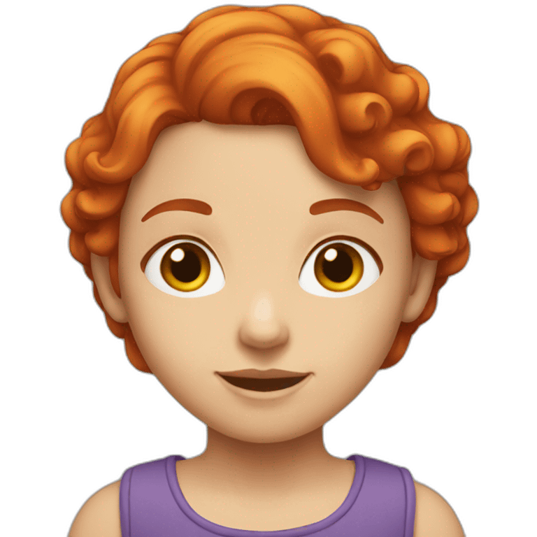 redhead girl emoji