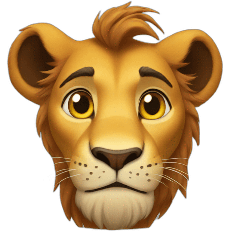 The lion king emoji