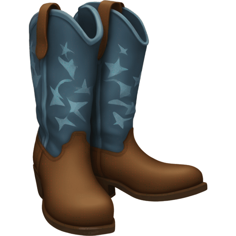 Cowboy boots emoji