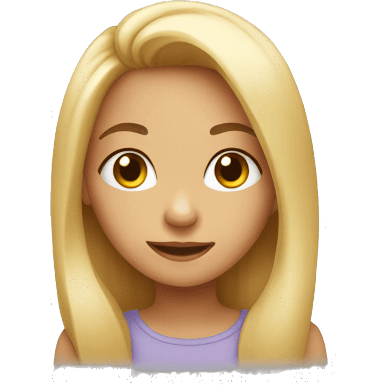 Cute girl emoji