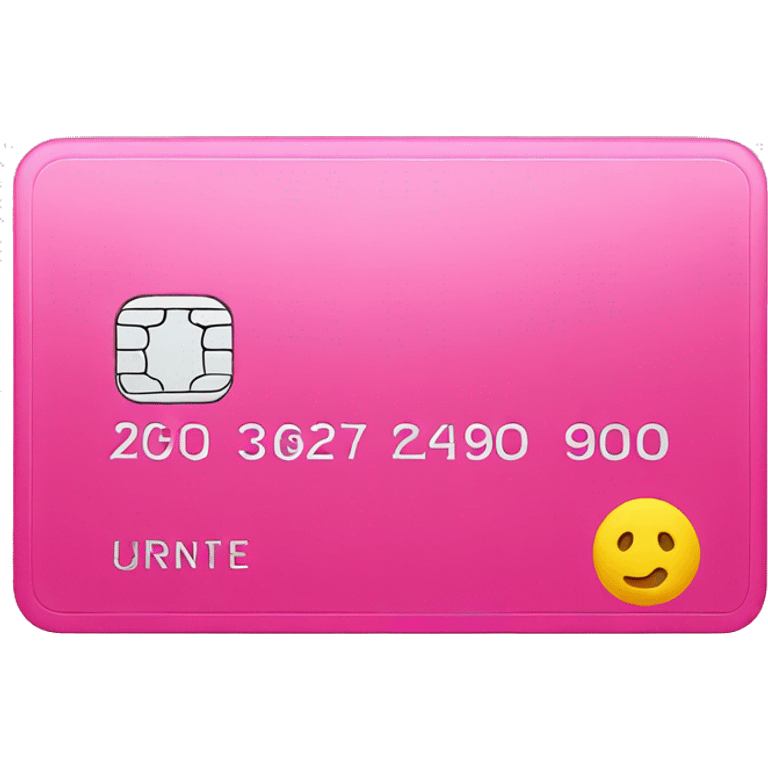 pink credit card emoji