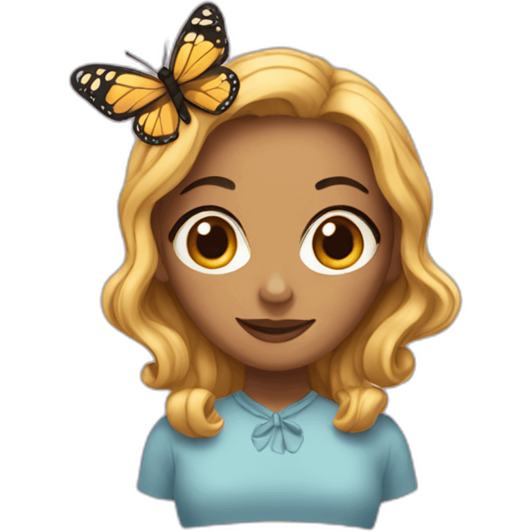 woman BUTTERFLY emoji