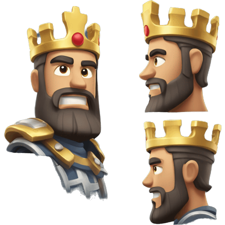 clash royale king emoji