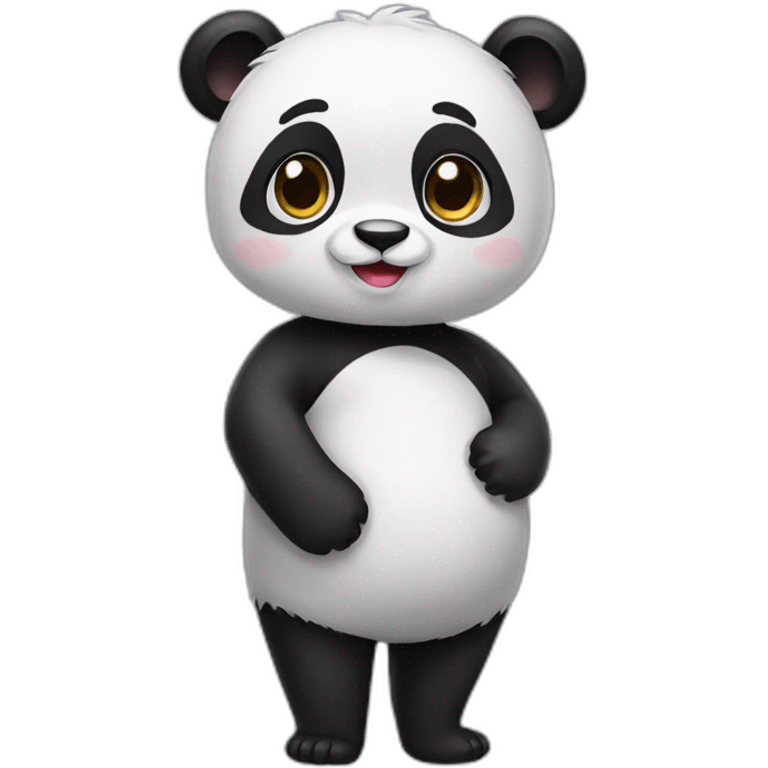 Panda fille emoji