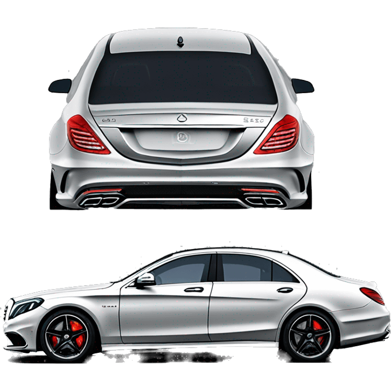 Mercedes-Benz S 63 AMG 2015 GREY COLOR  emoji