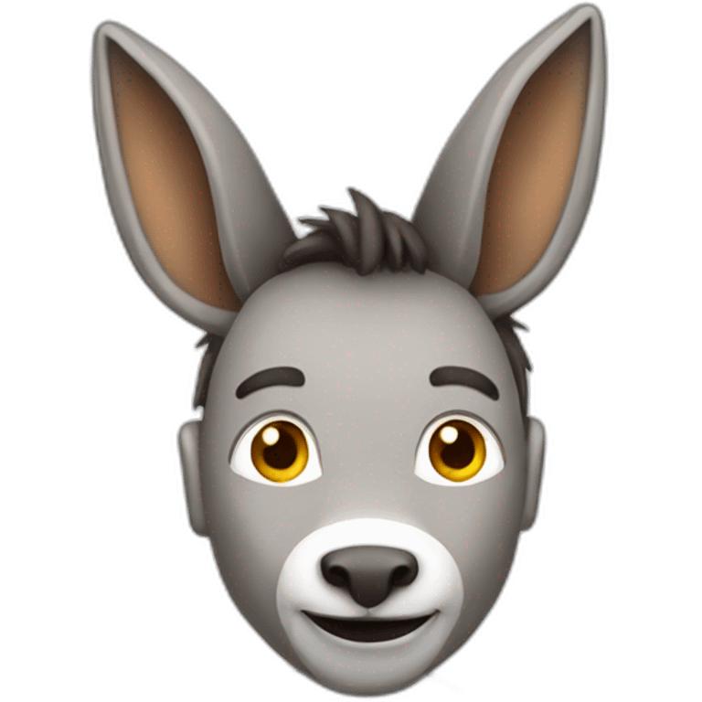 elon musk with donkey ears emoji