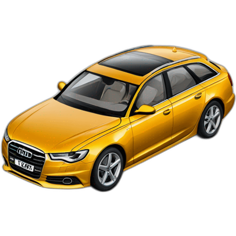 car audi a6 emoji