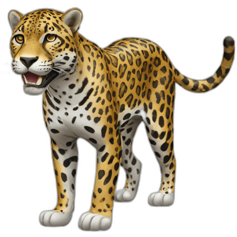 Jaguar full body emoji