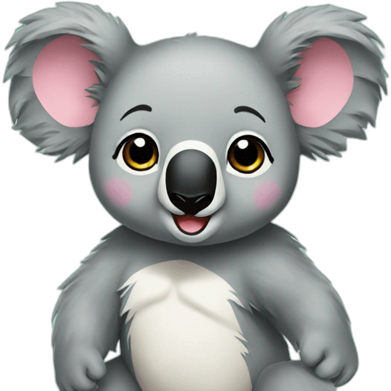 koala fun party emoji