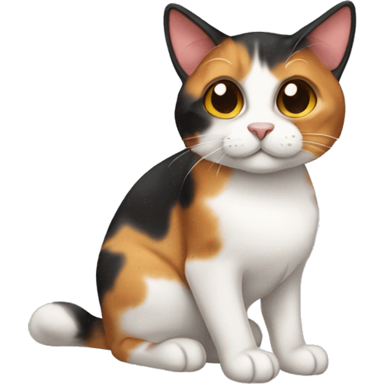 Calico cat emoji