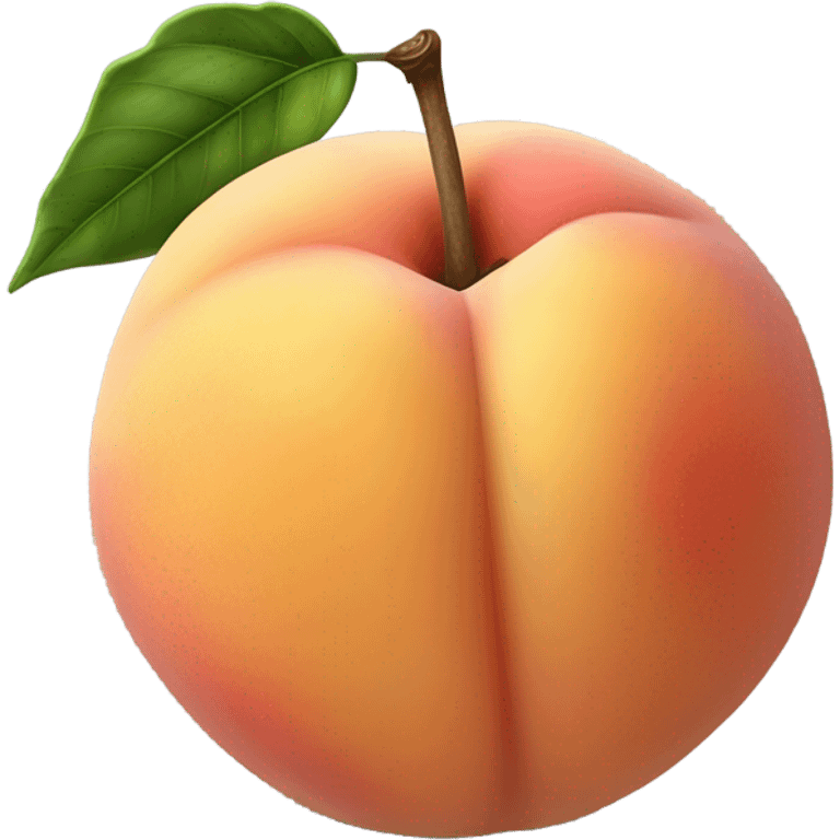 super juicy peach emoji