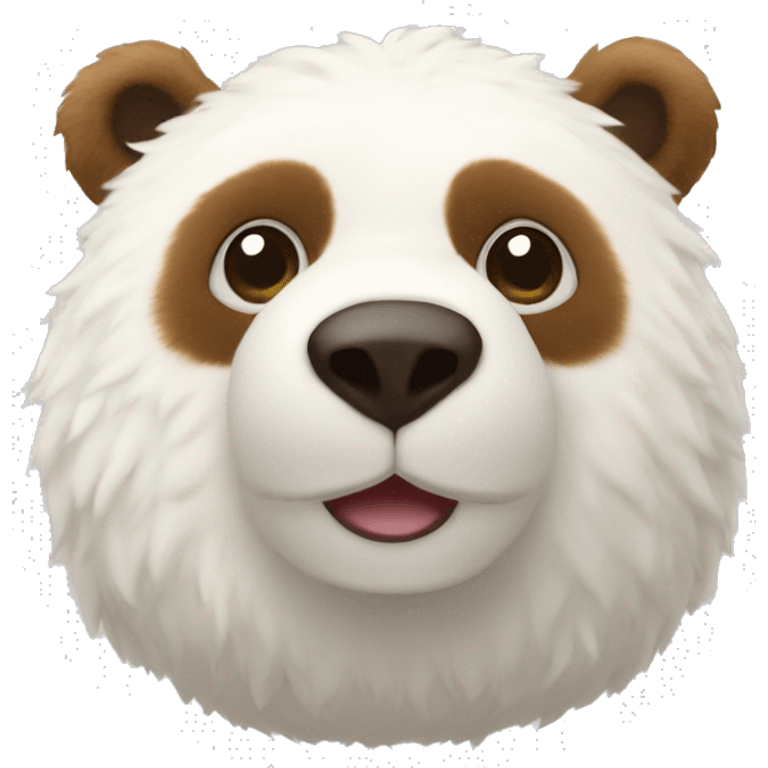 Un oso de peluche blancon que en el pecho diga yeiler emoji