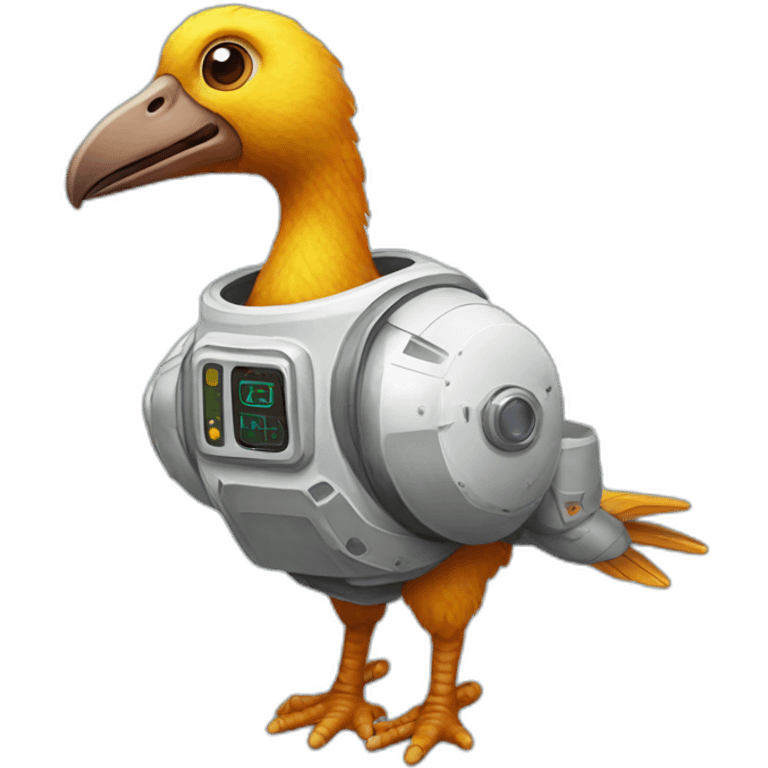 astronaut dodo bird emoji