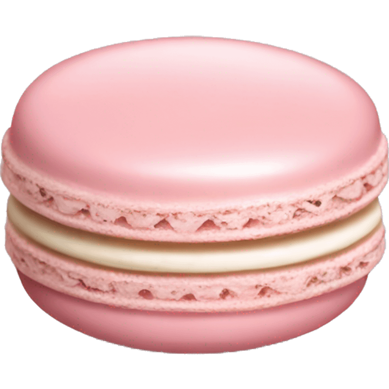 Light pink macaron emoji