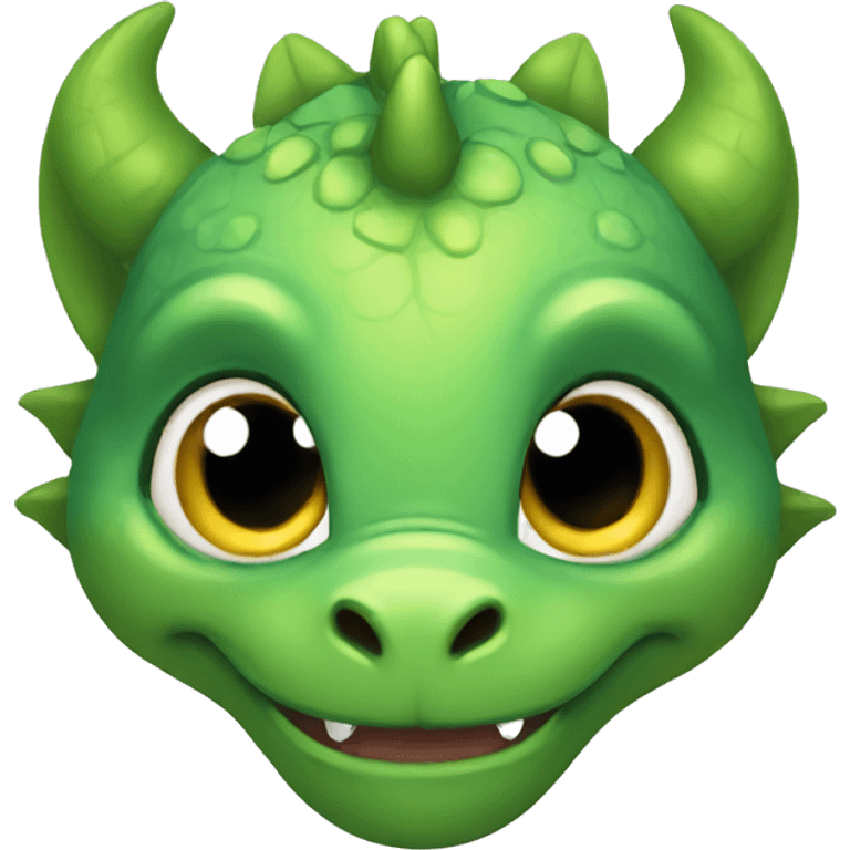 Baby dragon face emoji